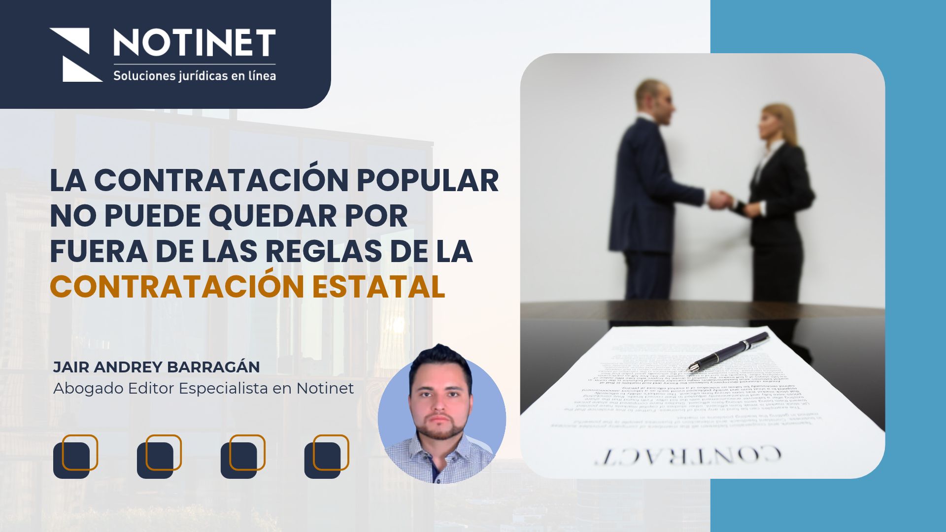 La contratación popular no puede quedar por fuera de las reglas de la contratación estatal