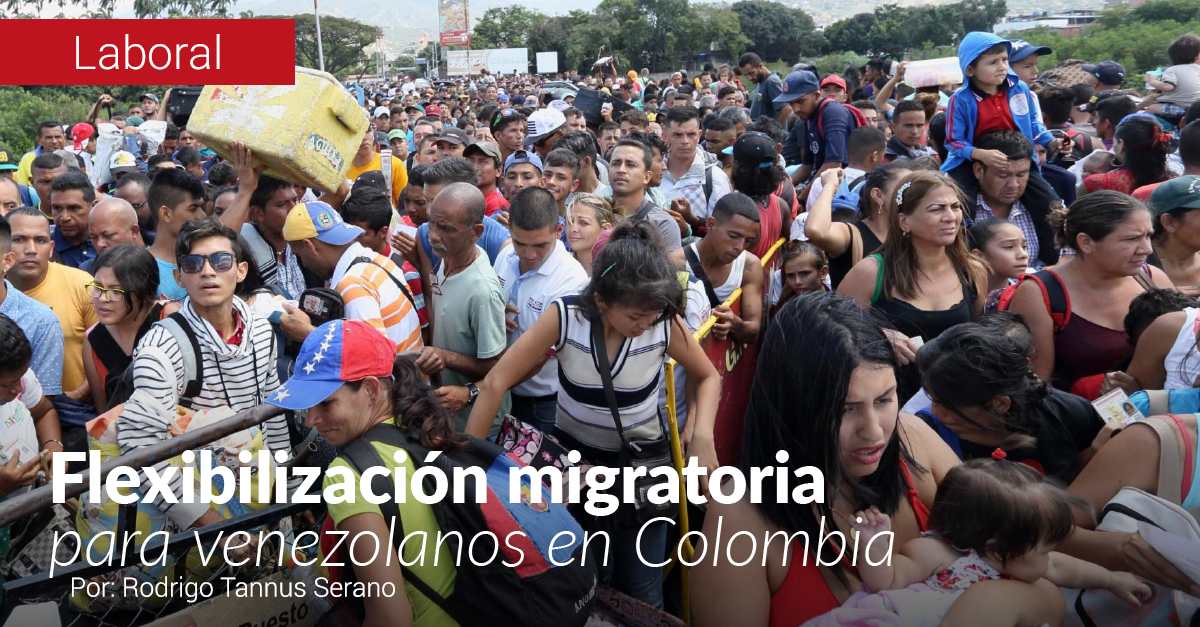 Flexibilización migratoria para venezolanos en Colombia