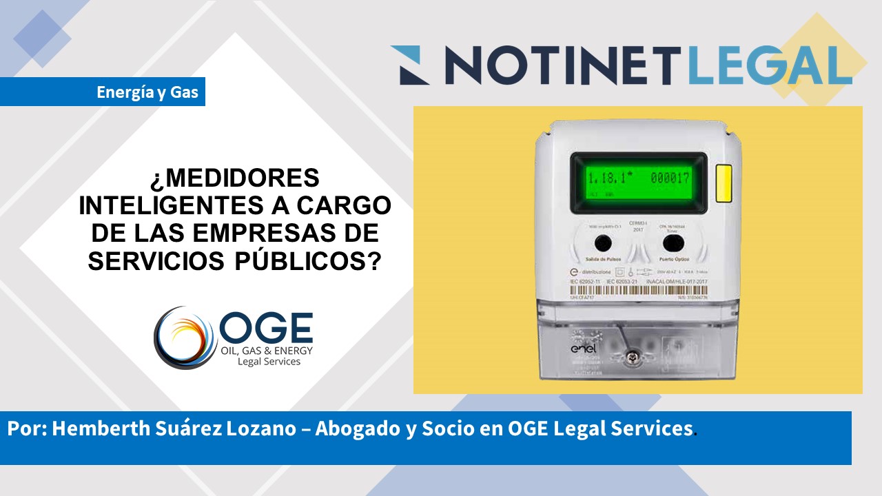 ¿MEDIDORES INTELIGENTES A CARGO DE LAS EMPRESAS DE SERVICIOS PÚBLICOS?