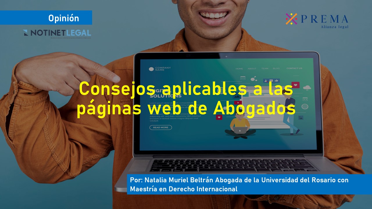 Consejos aplicables a las páginas web de Abogados