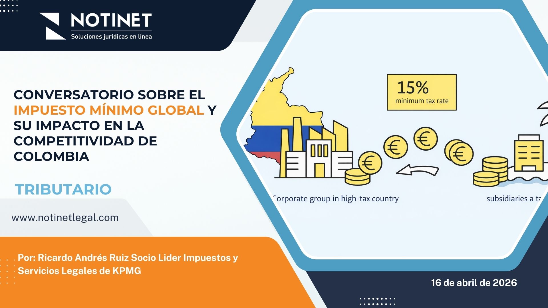 Conversatorio sobre el impuesto mínimo global y su impacto en la competitividad de Colombia