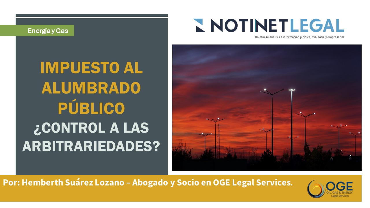 Impuesto del alumbrado público ¿Control a las arbitrariedades?