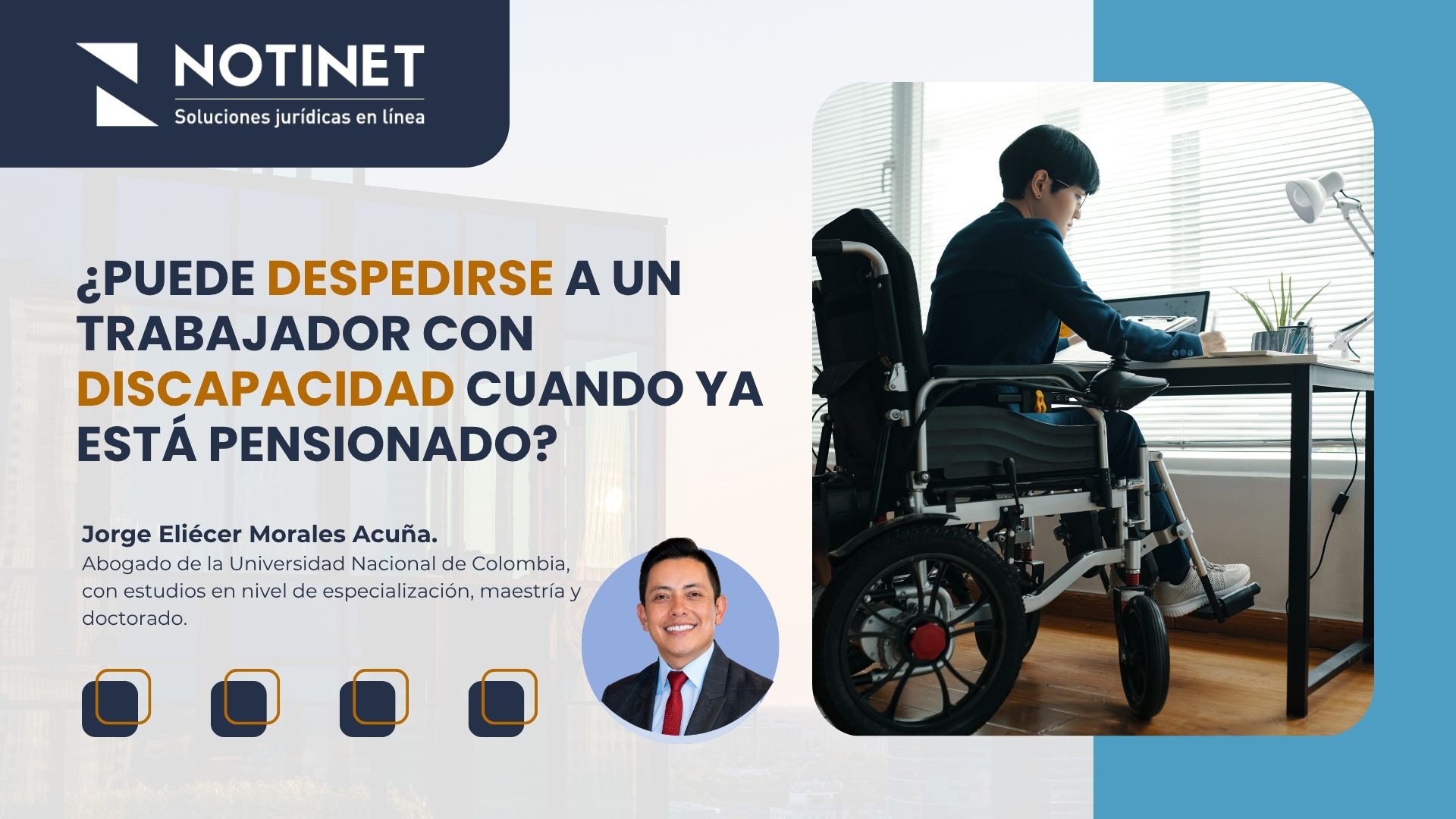 ¿Puede despedirse a un trabajador con discapacidad cuando ya está pensionado?