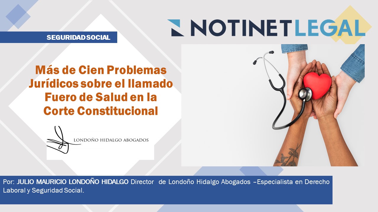 Más de Cien Problemas Jurídicos sobre el llamado Fuero de Salud en la Corte Constitucional: 2003- 2014