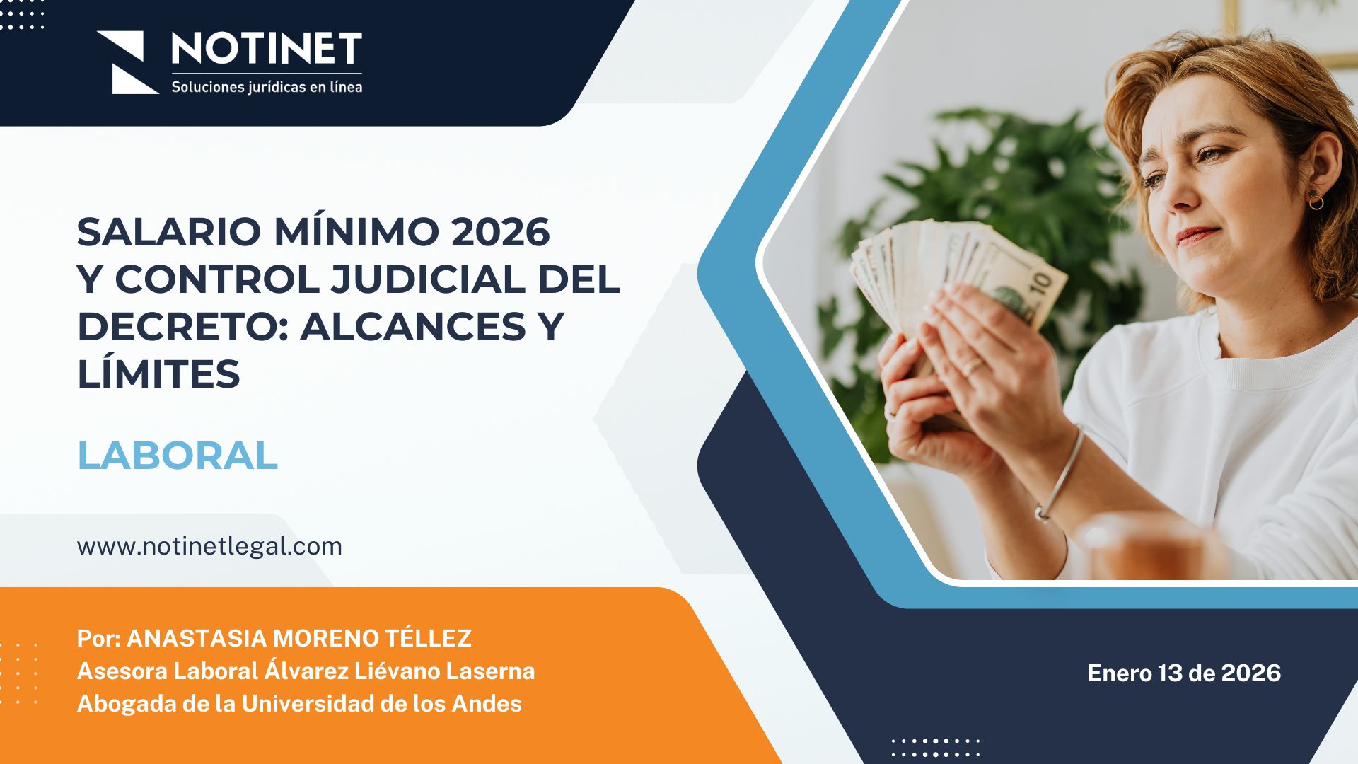 Salario mínimo 2026 y control judicial del decreto: alcances y límites