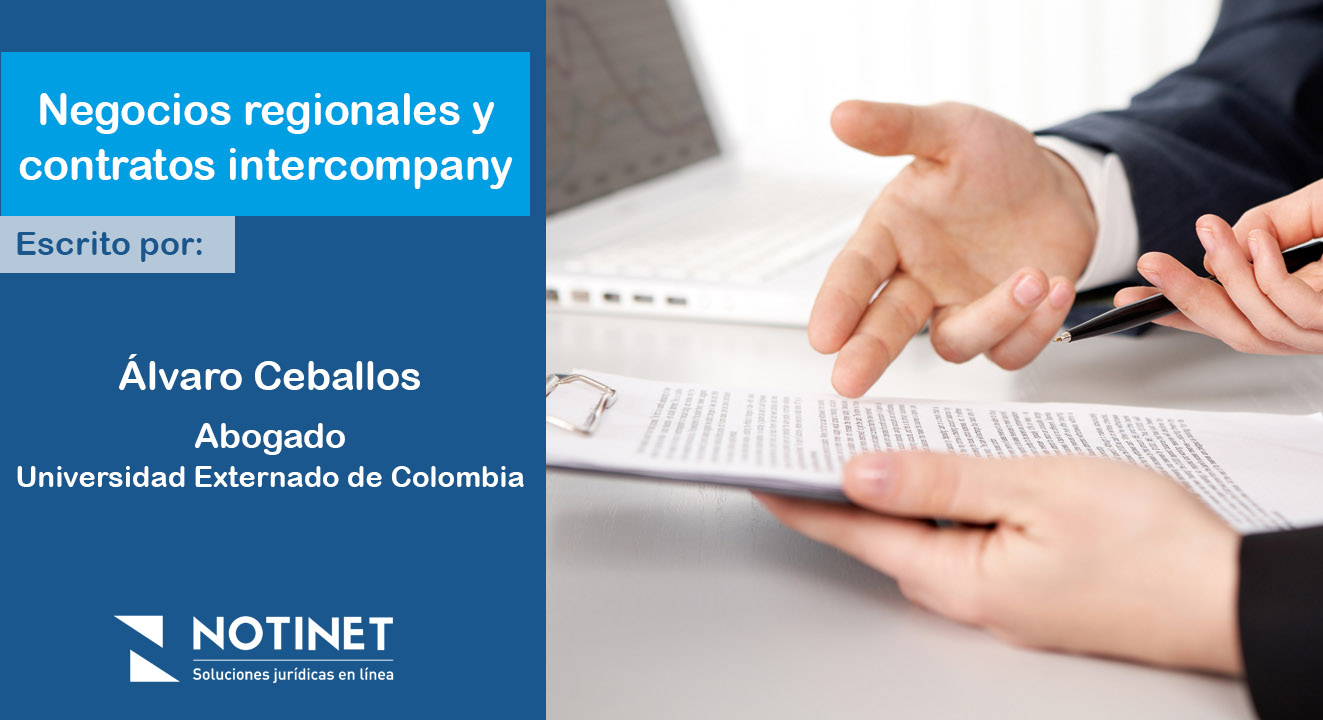 NEGOCIOS REGIONALES Y CONTRATOS INTERCOMPANY