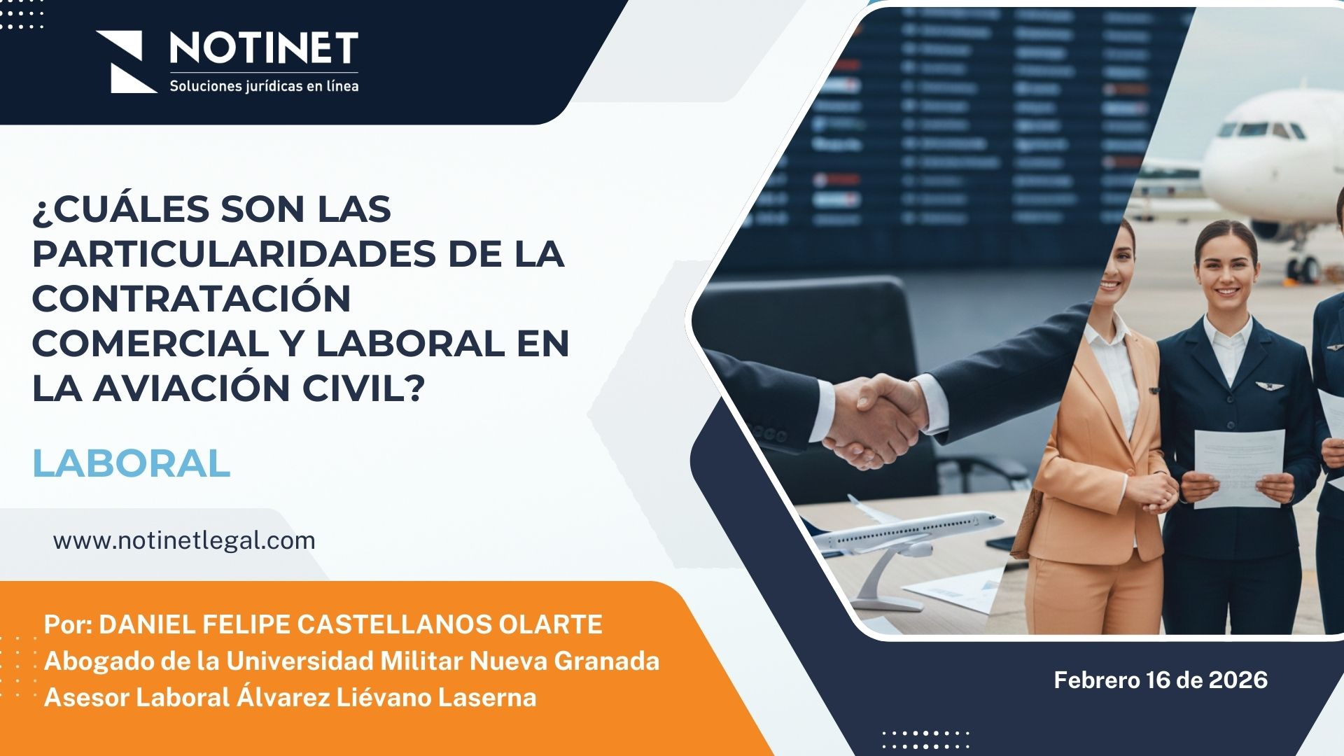 ¿Cuáles son las particularidades de la contratación comercial y laboral en la aviación civil?
