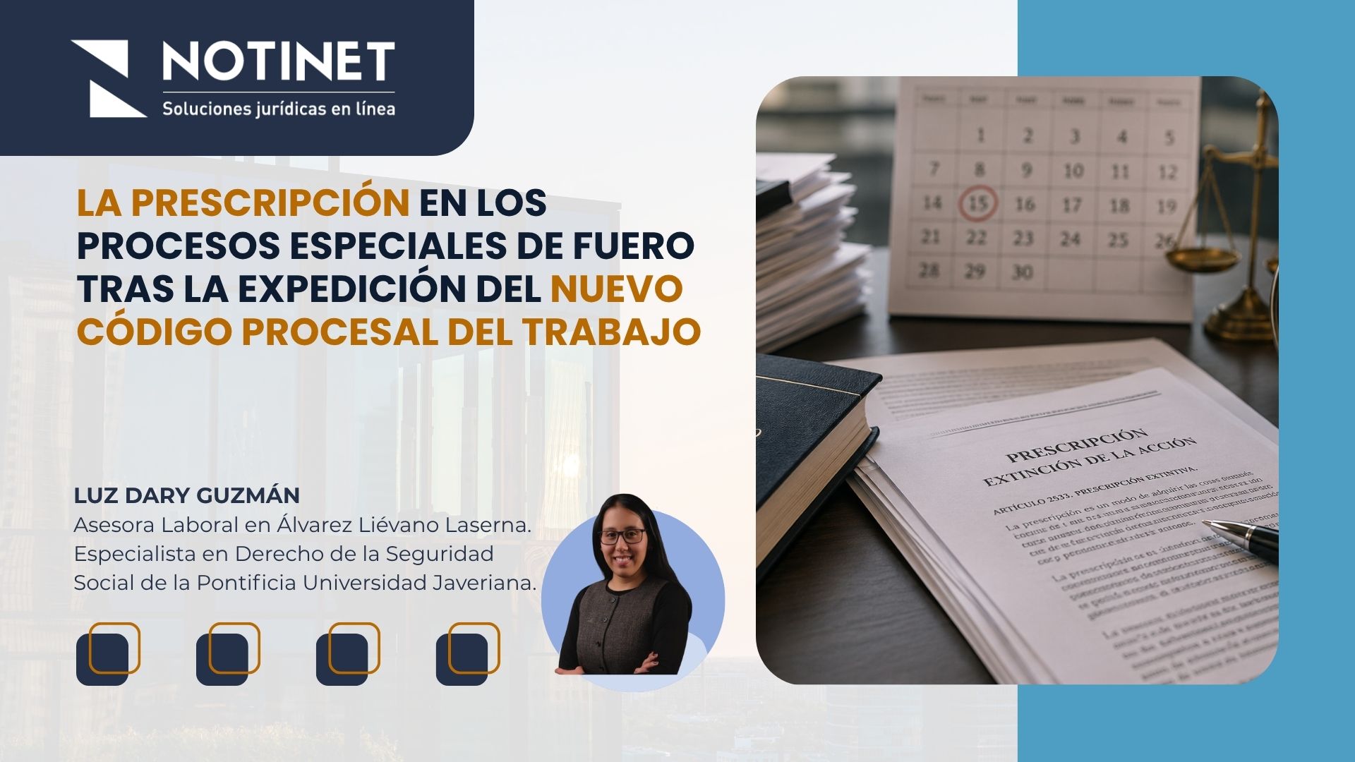 La prescripción en los procesos especiales de fuero