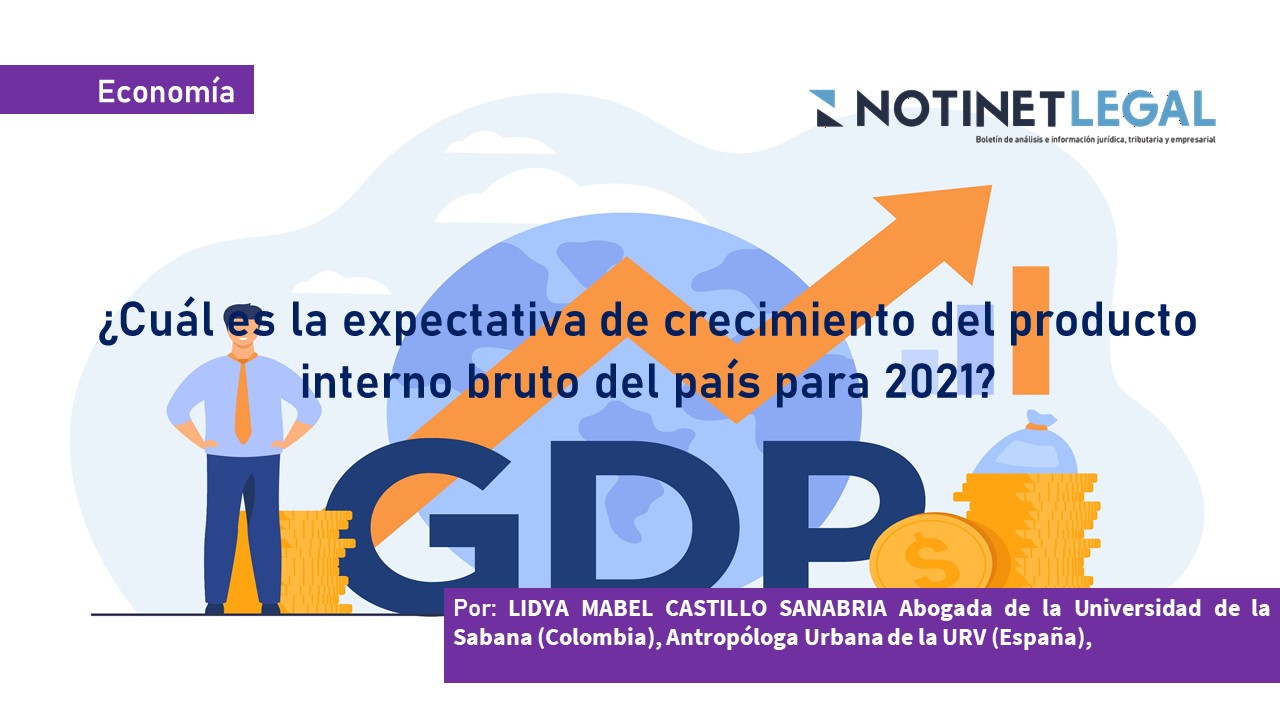 ¿Cuál es la expectativa de crecimiento del producto interno bruto del país para 2021?