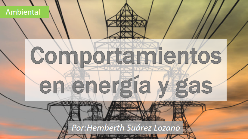 Comportamientos en energía y gas