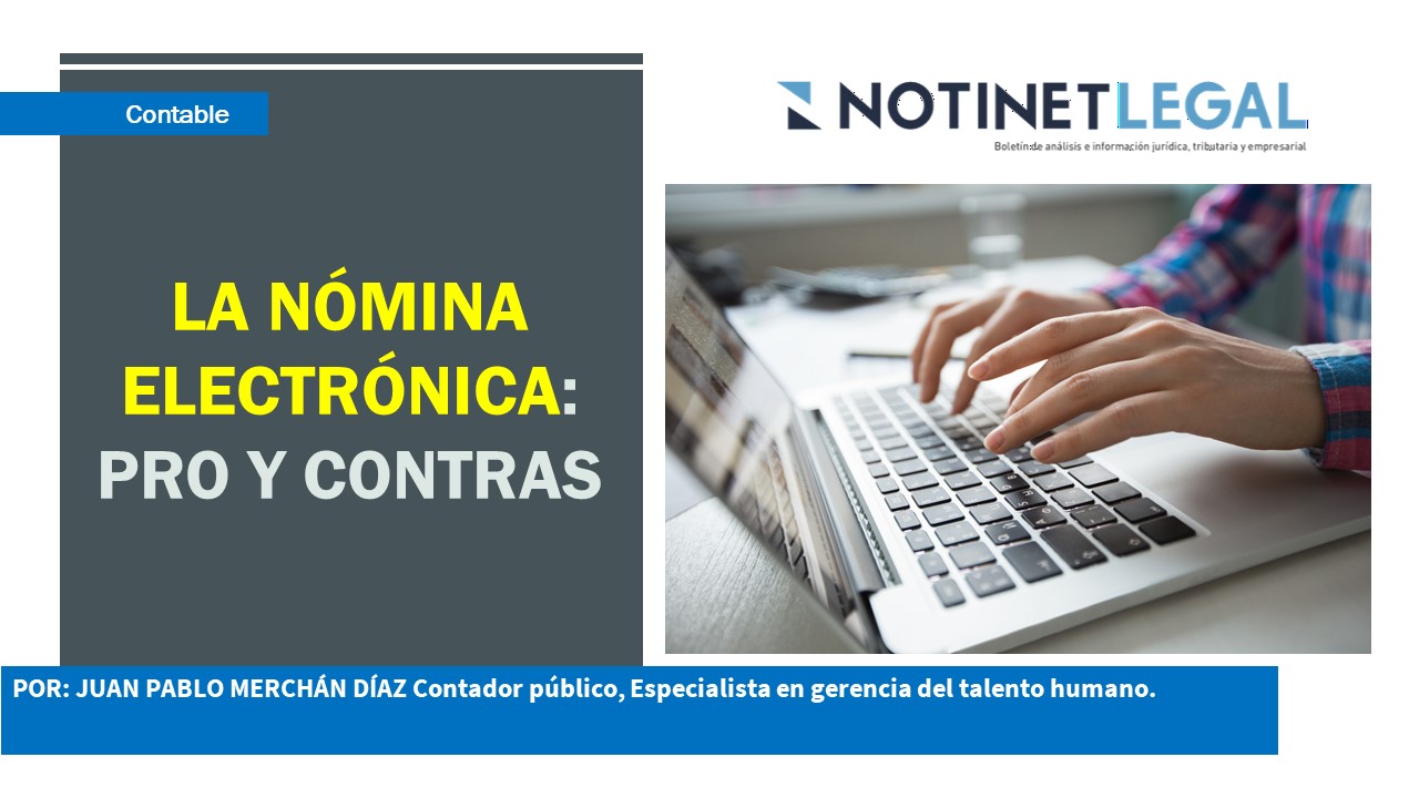 La nómina electrónica: Pros y contras.