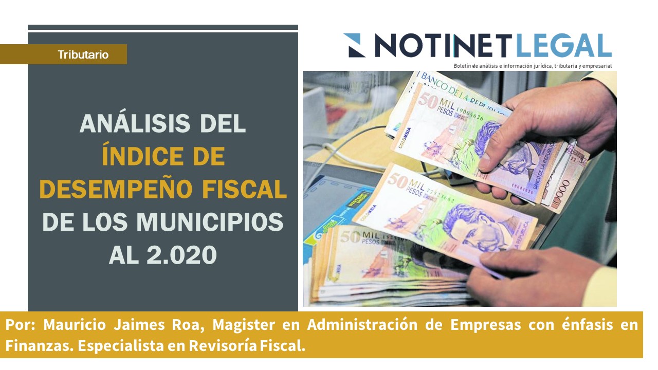 Análisis del Índice de Desempeño Fiscal de los municipios a 2020