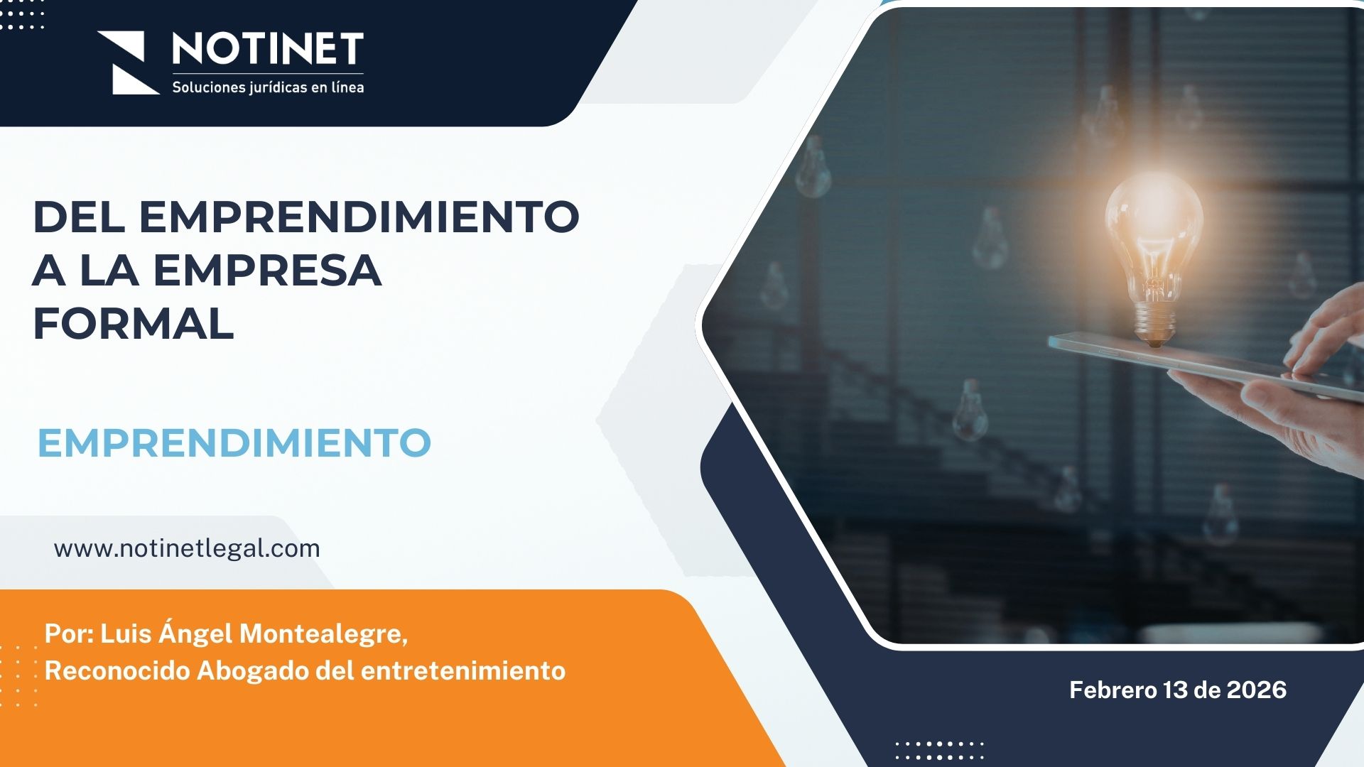 Del emprendimiento a la empresa formal