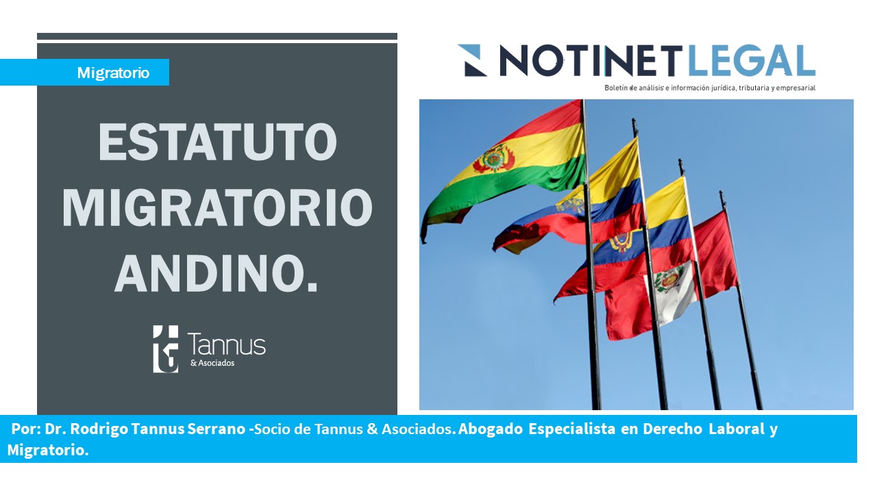 Estatuto Migratorio Andino Estatuto Migratorio Andino